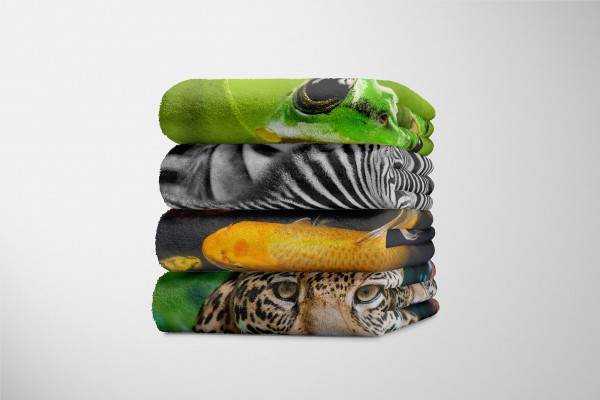 Paul Sinus Art Handtuch Strandhandtuch Saunatuch Kuscheldecke mit Tiermotiv Koi Zuchtkarpfen G Speichern exportieren