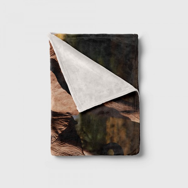 Paul Sinus Art Handtuch Strandhandtuch Saunatuch Kuscheldecke mit Tiermotiv Elefant Afrika Kil Angebote