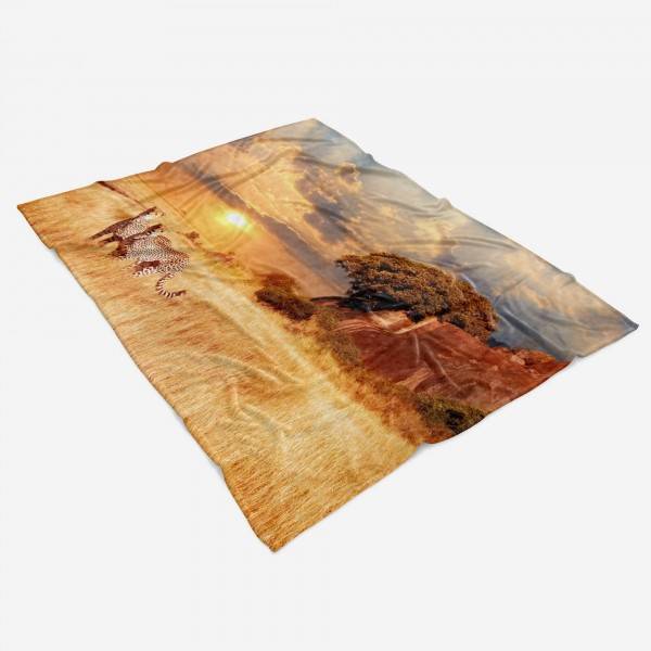 Paul Sinus Art Handtuch Strandhandtuch Saunatuch Kuscheldecke mit Tiermotiv Geparde Afrika Sav Limitierter Zeitrabatt