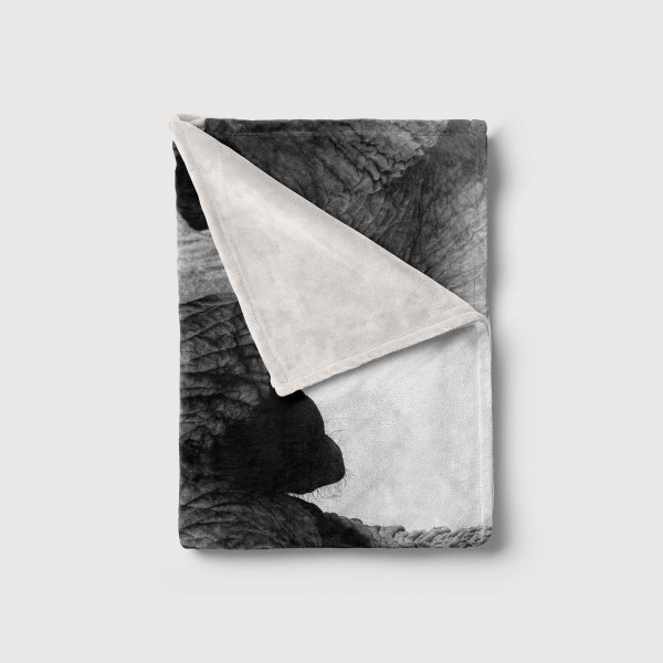 Paul Sinus Art Handtuch Strandhandtuch Saunatuch Kuscheldecke mit Tiermotiv zwei Elefanten Sch Fabrik Onlineshop