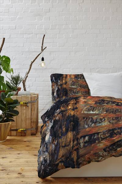 Paul Sinus Art Bettwäsche Set 135x200 cm + 80x80cm hochwertige Atmungsaktive Hypoallergen Blitzangebot