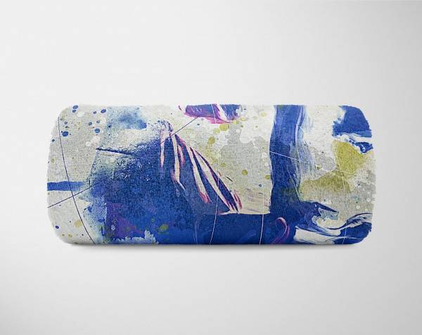 Paul Sinus Art SplashArt Sport Handtuch Strandhandtuch Saunatuch Kuscheldecke Kunstvoll Boxen I Sporthan Wochenangebot