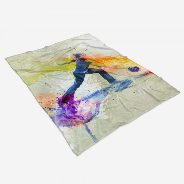 Paul Sinus Art SplashArt Sport Handtuch Strandhandtuch Saunatuch Kuscheldecke Kunstvoll Bowling Sporthan Kostenlose Rückgabe