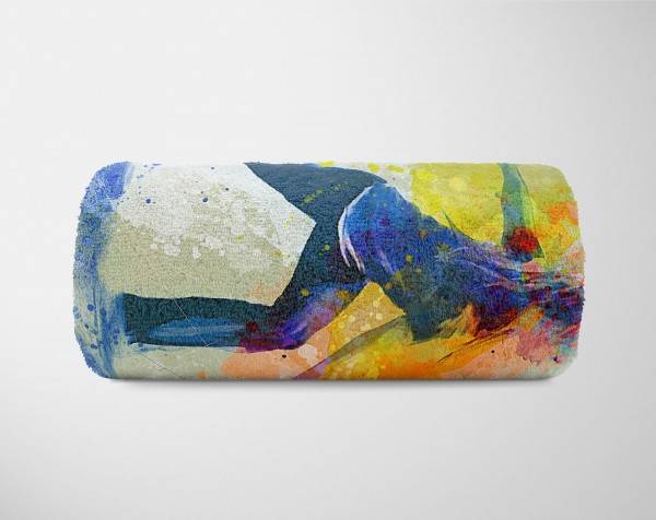 Paul Sinus Art SplashArt Sport Handtuch Strandhandtuch Saunatuch Kuscheldecke Kunstvoll Bowling Sporthan Kostenlose Rückgabe