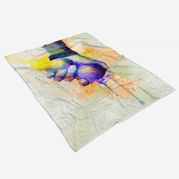 Paul Sinus Art SplashArt Sport Handtuch Strandhandtuch Saunatuch Kuscheldecke Kunstvoll Boule Sporthandt Begrenzte Freigabe