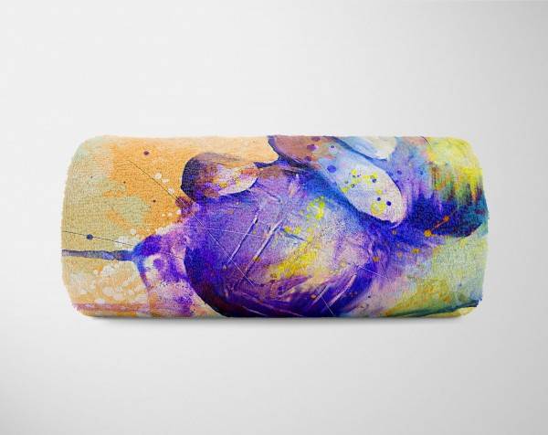 Paul Sinus Art SplashArt Sport Handtuch Strandhandtuch Saunatuch Kuscheldecke Kunstvoll Boule Sporthandt Begrenzte Freigabe
