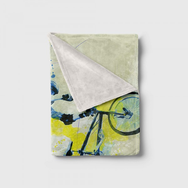Paul Sinus Art SplashArt Sport Handtuch Strandhandtuch Saunatuch Kuscheldecke Kunstvoll BMX Sporthandtuc Letzte 3 Tage