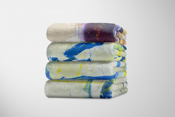 Paul Sinus Art SplashArt Sport Handtuch Strandhandtuch Saunatuch Kuscheldecke Kunstvoll Ballett Sporthan Letzte 2 Tage