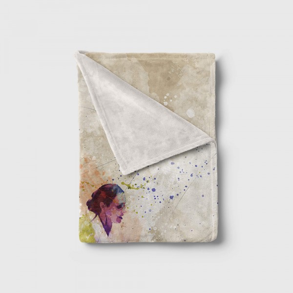 Paul Sinus Art SplashArt Sport Handtuch Strandhandtuch Saunatuch Kuscheldecke Kunstvoll Aikido Sporthand Letzter Tag