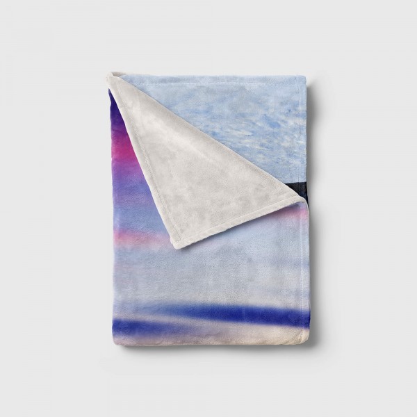 Paul Sinus Art Handtuch Strandhandtuch Saunatuch Kuscheldecke mit Fotomotiv Berge Schnee Himmel Black Friday Preise
