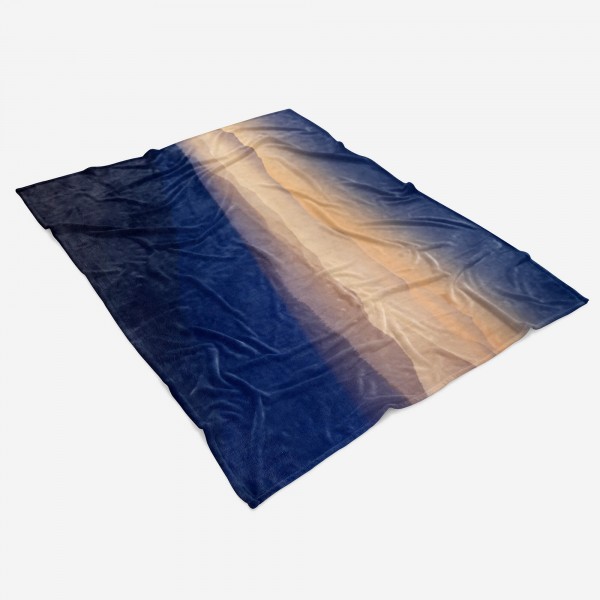 Paul Sinus Art Handtuch Strandhandtuch Saunatuch Kuscheldecke mit Fotomotiv Bergkette Friedlich Natur 50% Rabatt für begrenzte Zeit