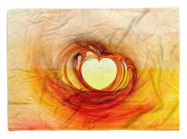 Paul Sinus Art Enigma Handtuch Strandhandtuch Saunatuch Kuscheldecke mit abstrakten Motiv