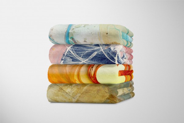 Paul Sinus Art Enigma Handtuch Strandhandtuch Saunatuch Kuscheldecke mit abstrakten Motiv 2025