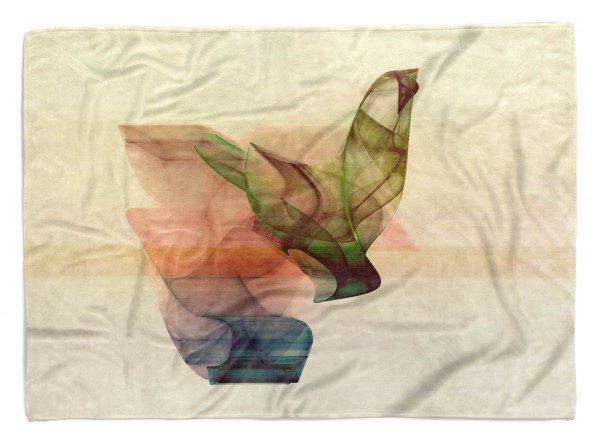 Paul Sinus Art Enigma Handtuch Strandhandtuch Saunatuch Kuscheldecke mit abstrakten Motiv