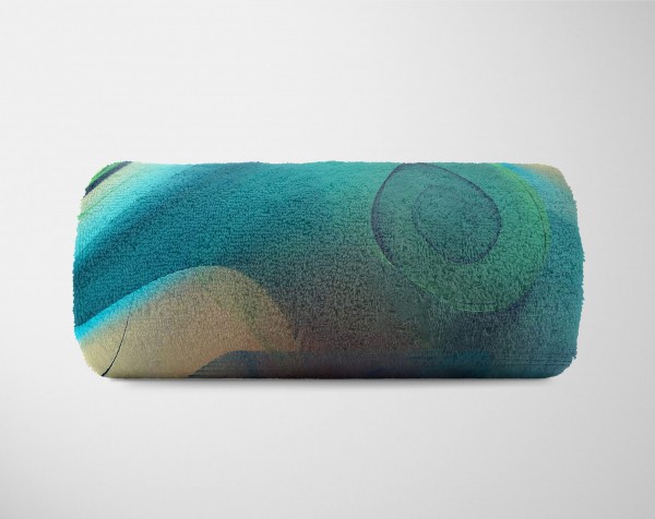 Paul Sinus Art Enigma Handtuch Strandhandtuch Saunatuch Kuscheldecke mit abstrakten Motiv Outlet