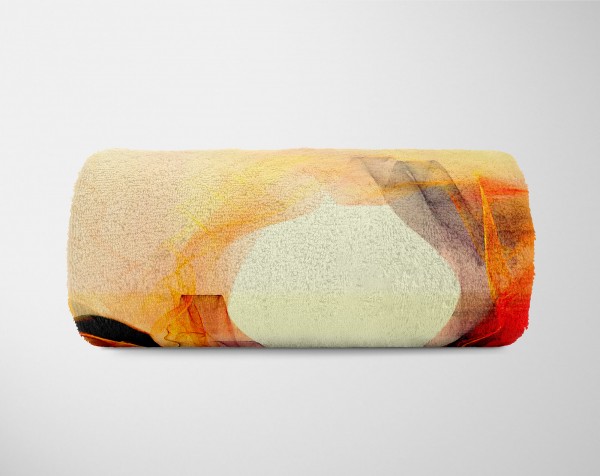 Paul Sinus Art Enigma Handtuch Strandhandtuch Saunatuch Kuscheldecke mit abstrakten Motiv Verkauf