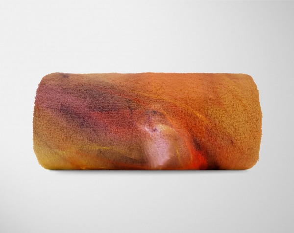 Paul Sinus Art Enigma Handtuch Strandhandtuch Saunatuch Kuscheldecke mit abstrakten Motiv im Angebot