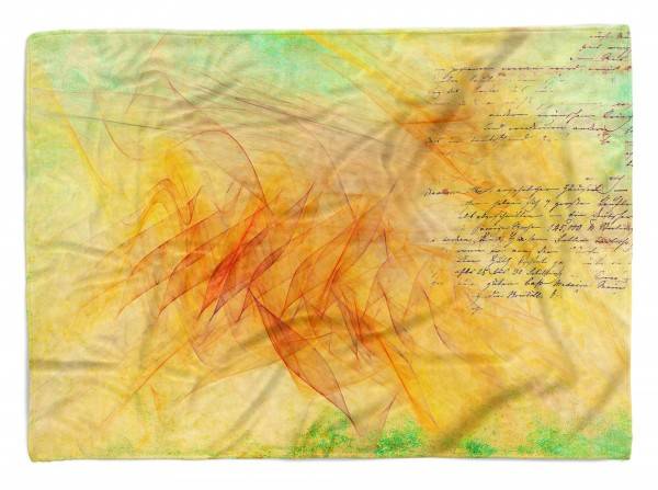 Paul Sinus Art Enigma Handtuch Strandhandtuch Saunatuch Kuscheldecke mit abstrakten Motiv