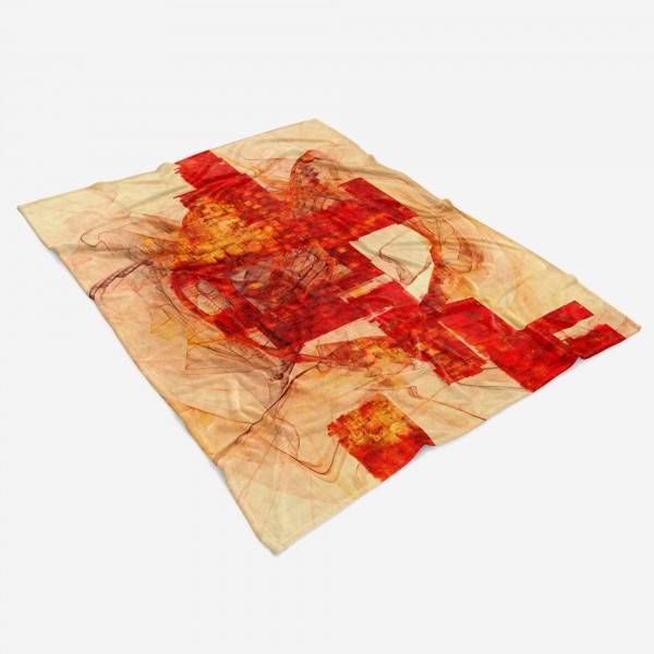 Paul Sinus Art Enigma Handtuch Strandhandtuch Saunatuch Kuscheldecke mit abstrakten Motiv Blitzverkäufe