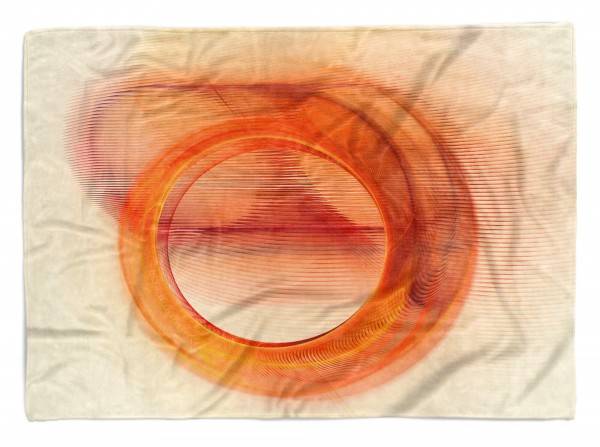 Paul Sinus Art Enigma Handtuch Strandhandtuch Saunatuch Kuscheldecke mit abstrakten Motiv