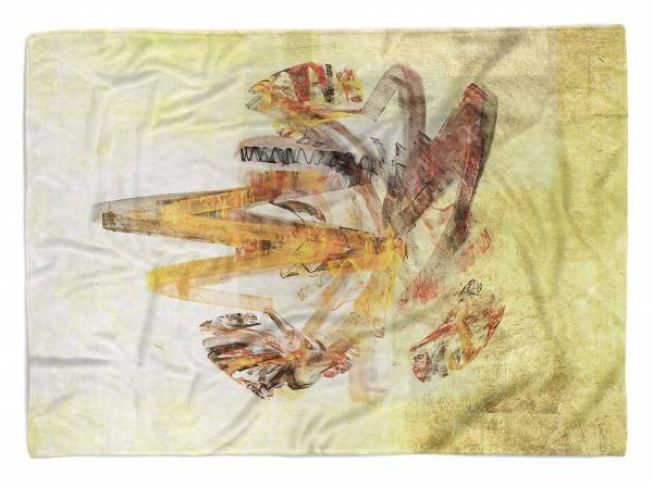 Paul Sinus Art Enigma Handtuch Strandhandtuch Saunatuch Kuscheldecke mit abstrakten Motiv