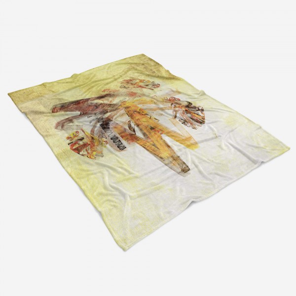 Paul Sinus Art Enigma Handtuch Strandhandtuch Saunatuch Kuscheldecke mit abstrakten Motiv Limitierter Zeitrabatt