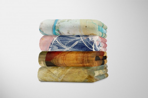 Paul Sinus Art Enigma Handtuch Strandhandtuch Saunatuch Kuscheldecke mit abstrakten Motiv Fabrik Onlineshop