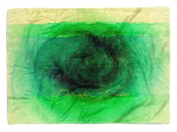 Paul Sinus Art Enigma Handtuch Strandhandtuch Saunatuch Kuscheldecke mit abstrakten Motiv