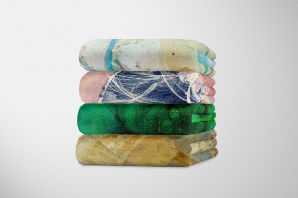 Paul Sinus Art Enigma Handtuch Strandhandtuch Saunatuch Kuscheldecke mit abstrakten Motiv Sonderangebot