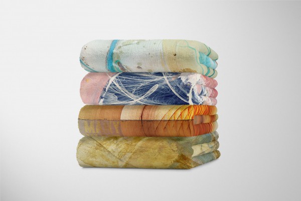Paul Sinus Art Enigma Handtuch Strandhandtuch Saunatuch Kuscheldecke mit abstrakten Motiv Rabatt