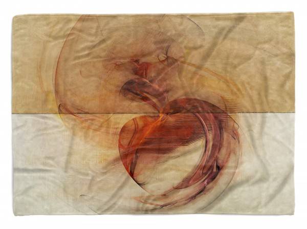 Paul Sinus Art Enigma Handtuch Strandhandtuch Saunatuch Kuscheldecke mit abstrakten Motiv