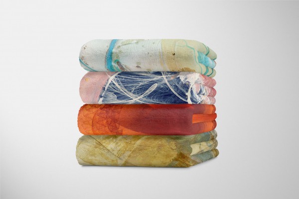 Paul Sinus Art Enigma Handtuch Strandhandtuch Saunatuch Kuscheldecke mit abstrakten Motiv Versandkostenfrei