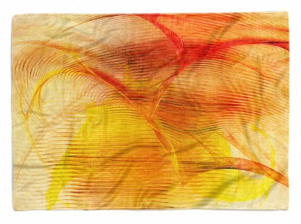 Paul Sinus Art Enigma Handtuch Strandhandtuch Saunatuch Kuscheldecke mit abstrakten Motiv