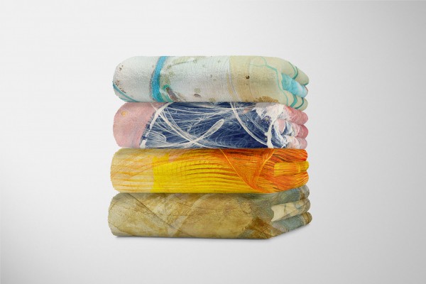 Paul Sinus Art Enigma Handtuch Strandhandtuch Saunatuch Kuscheldecke mit abstrakten Motiv Großer Ausverkauf