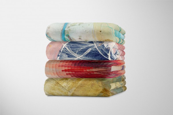 Paul Sinus Art Enigma Handtuch Strandhandtuch Saunatuch Kuscheldecke mit abstrakten Motiv Begrenztes Angebot
