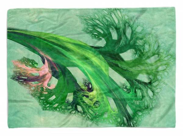 Paul Sinus Art Enigma Handtuch Strandhandtuch Saunatuch Kuscheldecke mit abstrakten Motiv