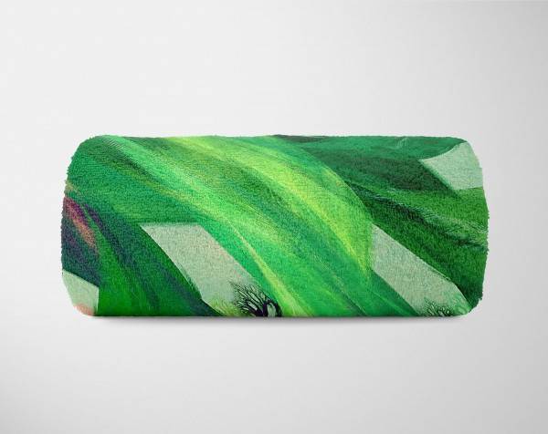 Paul Sinus Art Enigma Handtuch Strandhandtuch Saunatuch Kuscheldecke mit abstrakten Motiv Online Shopping