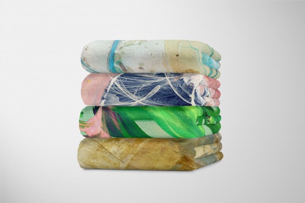 Paul Sinus Art Enigma Handtuch Strandhandtuch Saunatuch Kuscheldecke mit abstrakten Motiv Online Shopping
