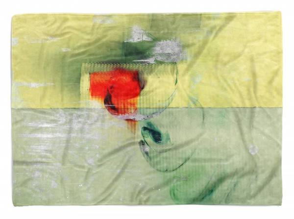 Paul Sinus Art Enigma Handtuch Strandhandtuch Saunatuch Kuscheldecke mit abstrakten Motiv