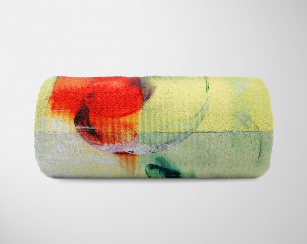 Paul Sinus Art Enigma Handtuch Strandhandtuch Saunatuch Kuscheldecke mit abstrakten Motiv Exklusivangebot