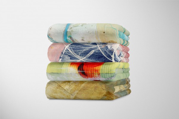 Paul Sinus Art Enigma Handtuch Strandhandtuch Saunatuch Kuscheldecke mit abstrakten Motiv Exklusivangebot