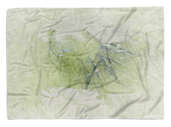 Paul Sinus Art Enigma Handtuch Strandhandtuch Saunatuch Kuscheldecke mit abstrakten Motiv