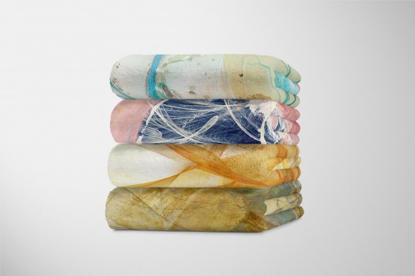 Paul Sinus Art Enigma Handtuch Strandhandtuch Saunatuch Kuscheldecke mit abstrakten Motiv Osterangebot