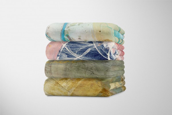 Paul Sinus Art Enigma Handtuch Strandhandtuch Saunatuch Kuscheldecke mit abstrakten Motiv Valentinstagsangebot