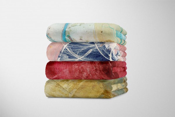 Paul Sinus Art Enigma Handtuch Strandhandtuch Saunatuch Kuscheldecke mit abstrakten Motiv Neueste Mode