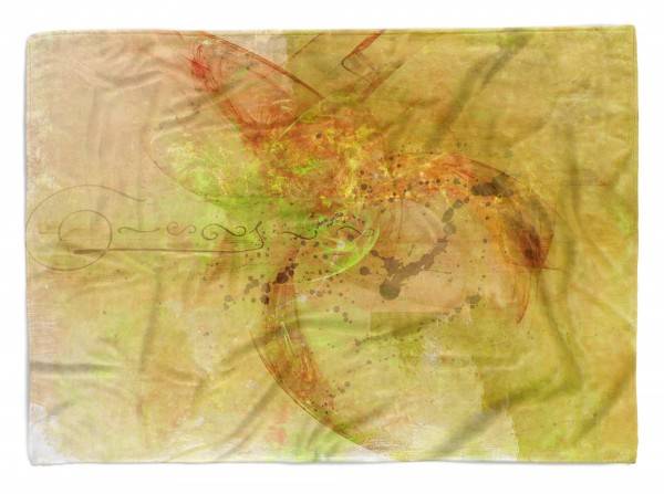 Paul Sinus Art Enigma Handtuch Strandhandtuch Saunatuch Kuscheldecke mit abstrakten Motiv
