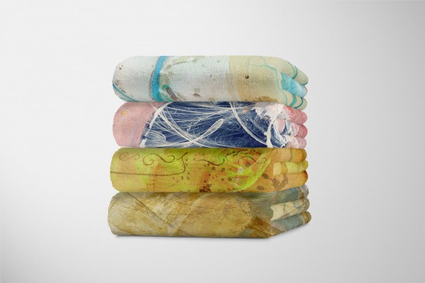 Paul Sinus Art Enigma Handtuch Strandhandtuch Saunatuch Kuscheldecke mit abstrakten Motiv Online Outlet