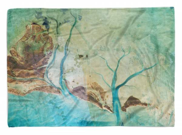 Paul Sinus Art Enigma Handtuch Strandhandtuch Saunatuch Kuscheldecke mit abstrakten Motiv