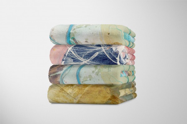 Paul Sinus Art Enigma Handtuch Strandhandtuch Saunatuch Kuscheldecke mit abstrakten Motiv Zeitlich begrenztes Angebot