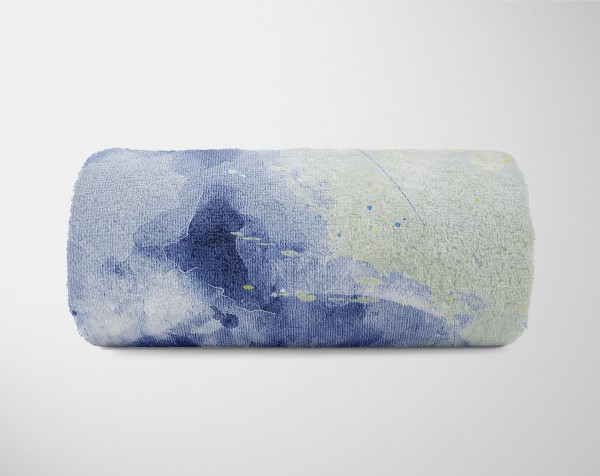 Paul Sinus Art Handtuch Strandhandtuch Saunatuch Kuscheldecke SplashArt Tier Serie Kunstvoll Swan Aqua M Bestseller